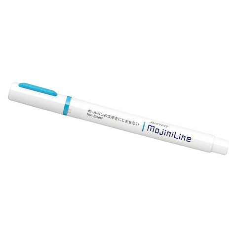 Zebra Justfit Mojini Line Highlighter - Blue Highlighters