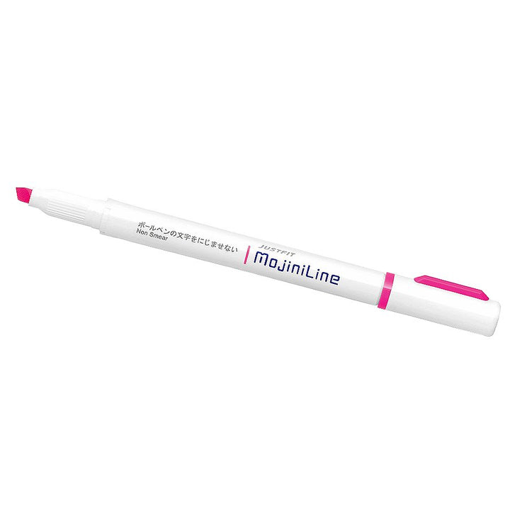 Zebra Justfit Mojini Line Highlighter - Pink Highlighters