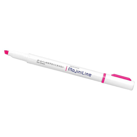 Zebra Justfit Mojini Line Highlighter - Pink Highlighters