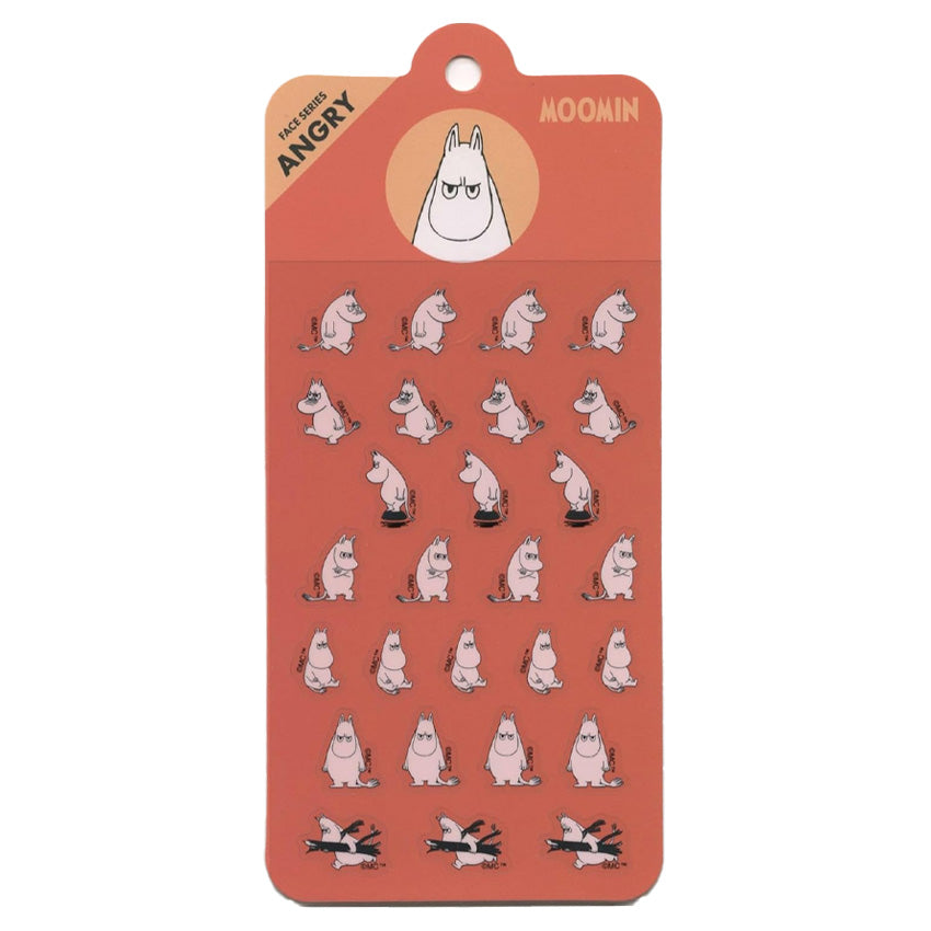 Moomin Angry Face Sticker Sheet