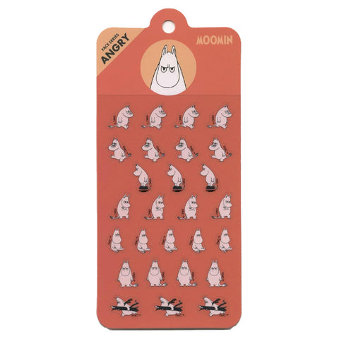 Moomin Angry Face Sticker Sheet