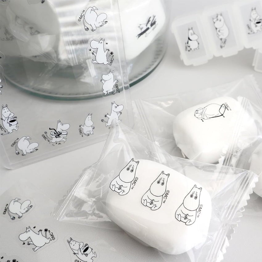 World Craft Moomin Thinking Face Sticker Sheet Stickers
