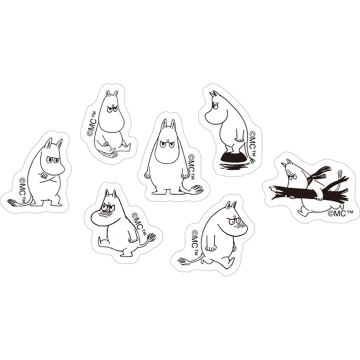 World Craft Moomin Angry Face Sticker Sheet Stickers