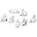 Moomin Thinking Face Sticker Sheet