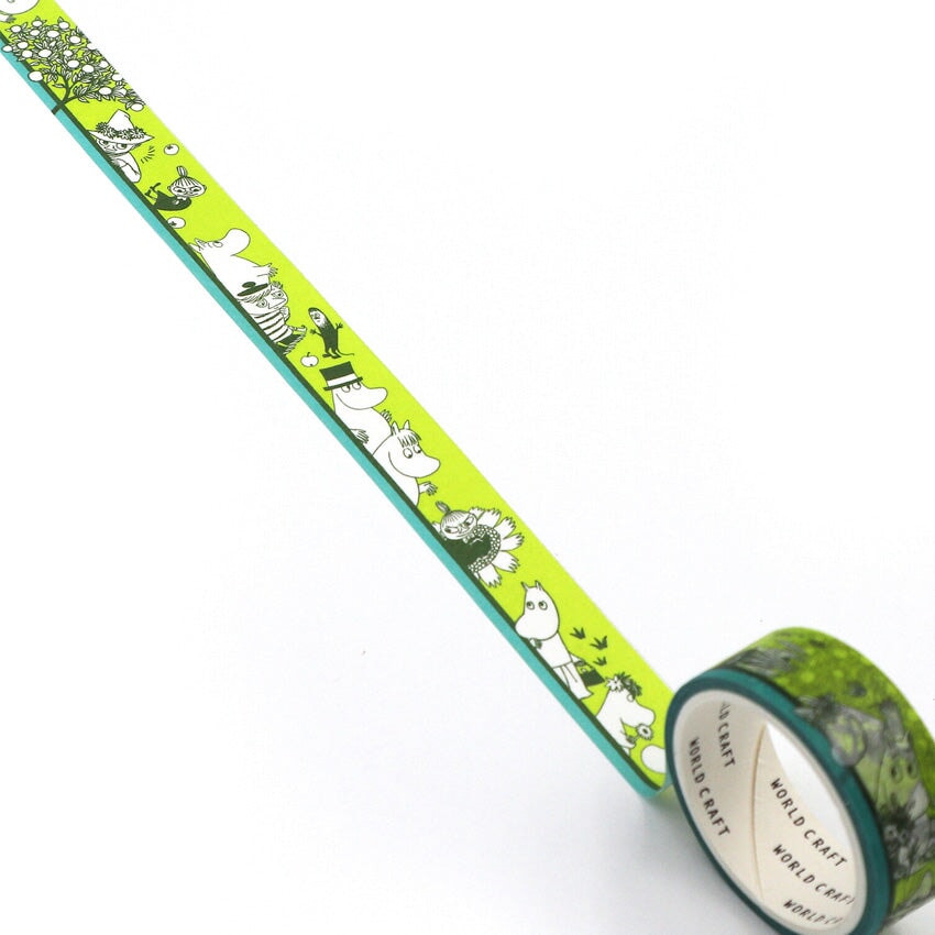 World Craft Moomin (Green) Washi Tape Washi Tape