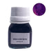 Moonview - 20ml glass bottle of Krishna Inks writing ink with a white cap, featuring a deep, shimmery purple swatch and label displaying the brand name.