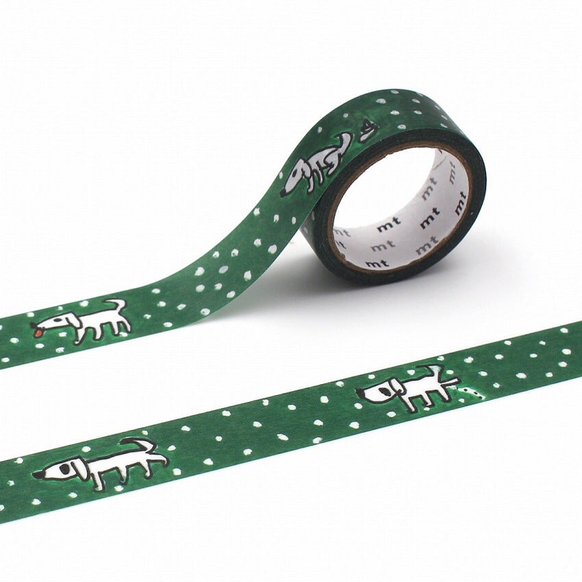 MT Masking Tape MT x Makoto Matsubayashi Dog Walk Washi Tape