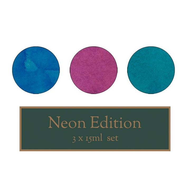 Vinta Inks Neon Collection Sample Set - 3 x 2ml Ink Sample