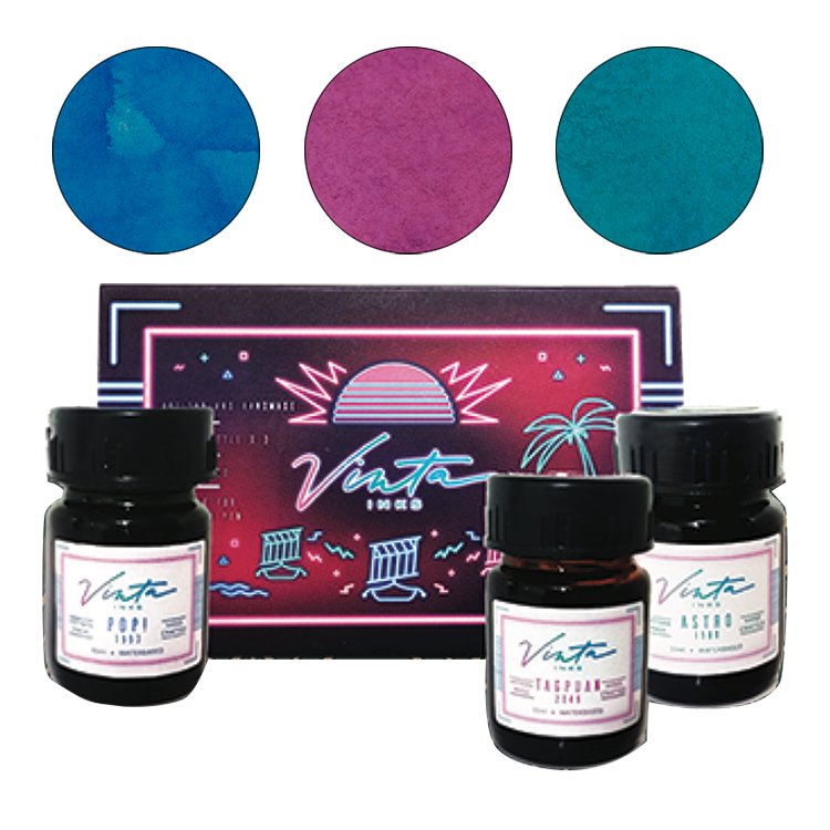 Vinta Inks Neon Collection Sample Set - 3 x 2ml Ink Sample