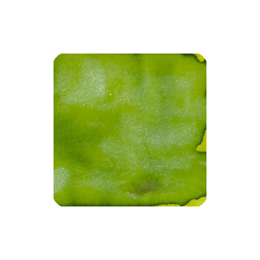 Neon Lime (Shimmer) - 50ml, a bright green shimmer fountain pen ink by Diamine, ideal for vintage pens, from Desk Bandit.