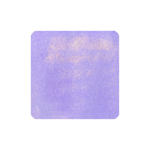 Project Ink No.067 Donggang Pasque Flower (Glistening) - 2ml: Abstract lavender-purple ink swatch with textured watercolor effect and golden sparkles, representing Colorverse's vibrant, high-quality ink sample.