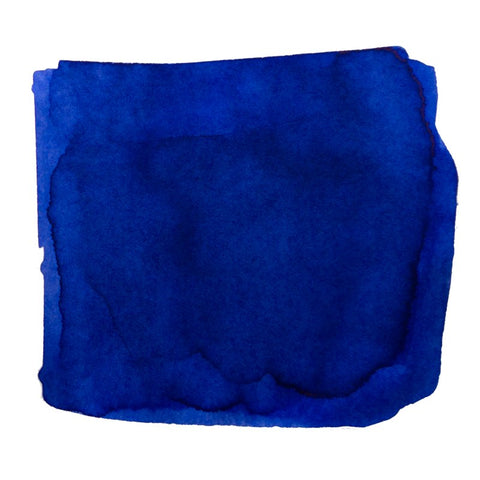 No.6 I Feel So Refreshed - 2ml: A deep blue watercolor-like ink swatch with soft, uneven edges, representing Tono & Lims' dye-based ink collection.