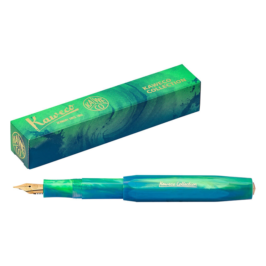 Kaweco Collection Fountain Pen - Marble Ocean (Fine)