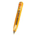 Uni-ball One P Gel Pen (Iced Lemon Tea) - 0.5mm, compact translucent orange design with metal tip and clip, ideal for stylish everyday writing.