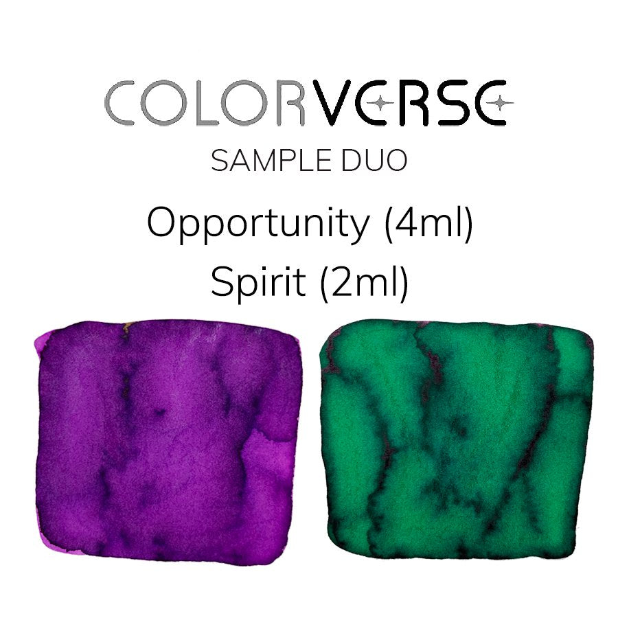 Colorverse Opportunity and Spirit - 2ml Each Set Ink Sample