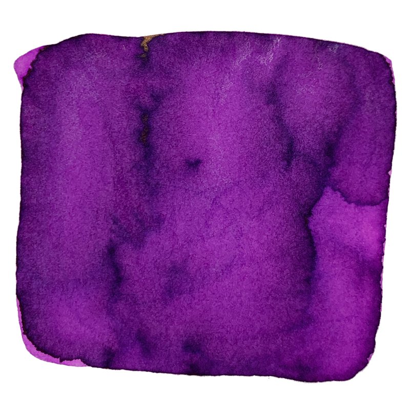 Opportunity - 2ml features a deep-purple watercolor wash with uneven pigment, showcasing Colorverse's plant-based, dye-based ink in an abstract, textured swatch.