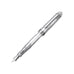 The #3776 Century Oshino - Fine features a transparent body, visible metal nib, and cap, with Mount Fuji motif and detailed cap ring etchings.