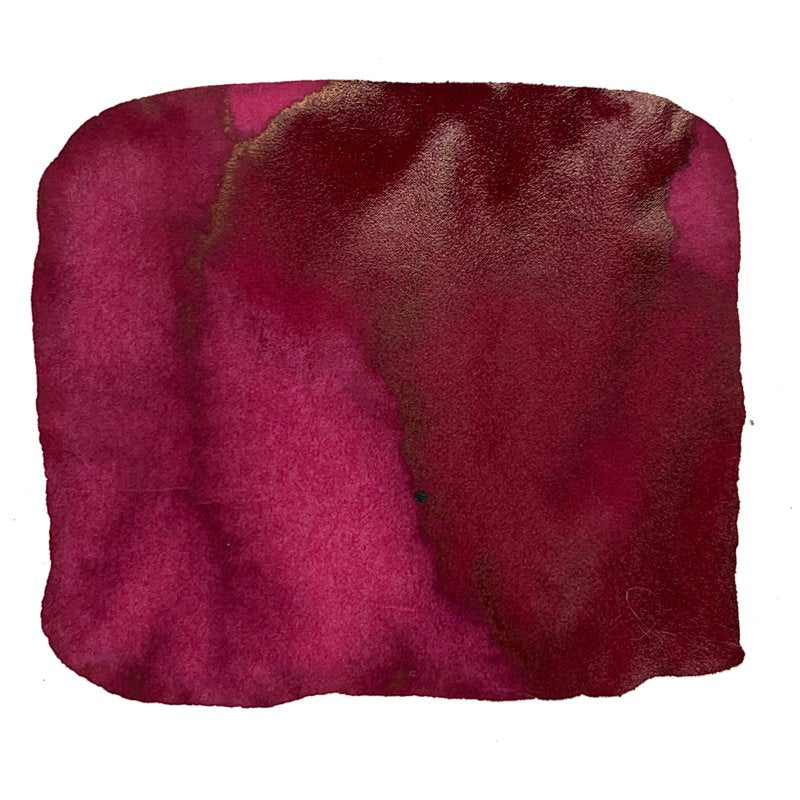 Ottoman Rose - 2ml features a watercolor-like swatch in red and magenta tones, reflecting Noodler's Ink's deep red-pink dye-based color.