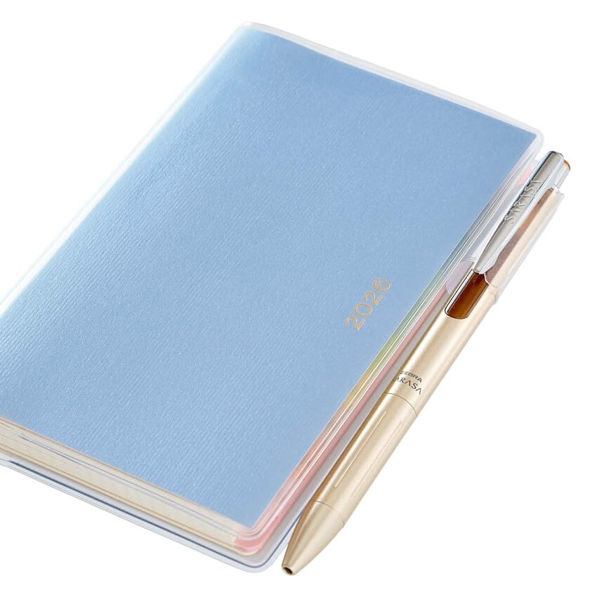 Nolty 2026 PAGEM Weekly Memo Compact - A6 (Sky Blue) Planners