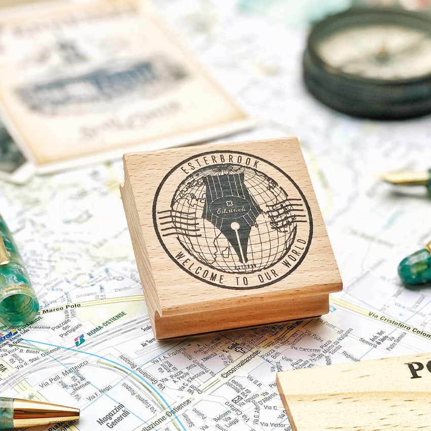 Passport Stamp &amp; Pen Holder