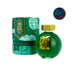 Peppermint Drop - 85ml: A round glass bottle of bright green Ferris Wheel Press ink with gold cap, in a green gift box with hot-air-balloon design.