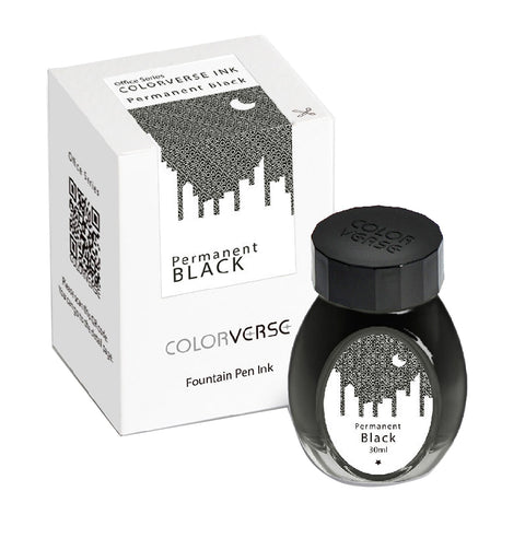 Colorverse Permanent Black - 30ml Bottled Ink