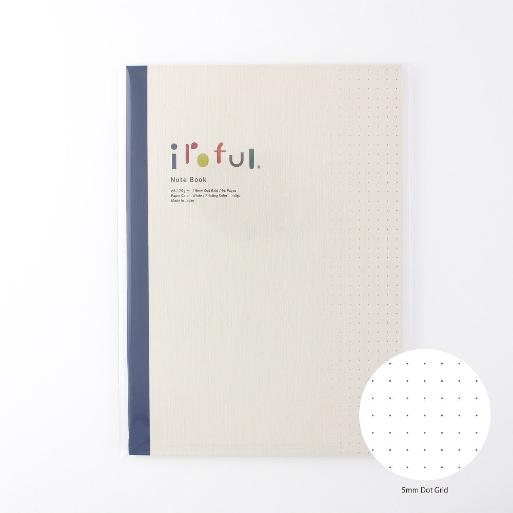 Sakae Technical Paper Iroful Notebook A5 - 75gsm (Dotgrid) Notebook