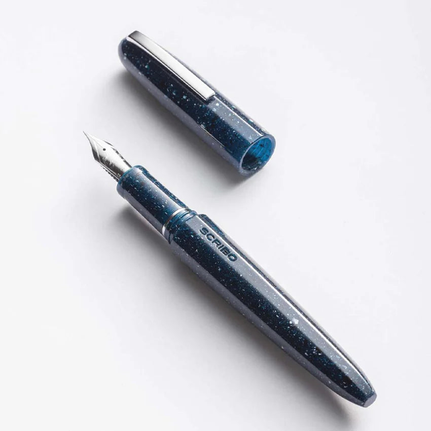 PIUMA A riveder le stelle Fountain Pen 14k Platinum - Flex Extra Fine