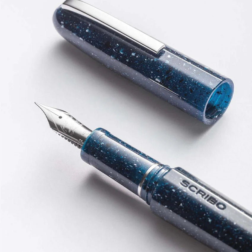 PIUMA A riveder le stelle Fountain Pen 14k Platinum - Flex Extra Fine