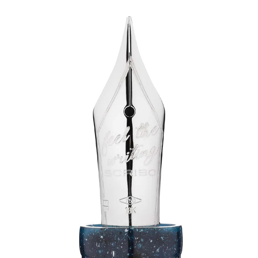 PIUMA A riveder le stelle Fountain Pen 14k Platinum - Flex Extra Fine