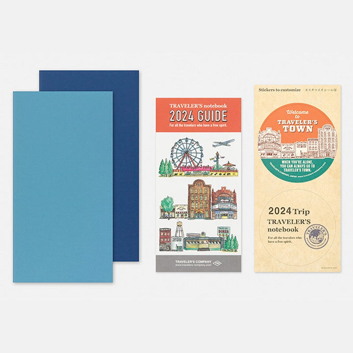 Traveler's Company 2024 Diary Weekly+Memo (Regular) Planners