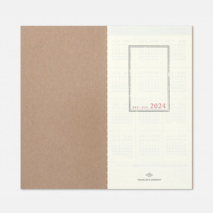 Traveler's Company 2024 Diary Weekly+Memo (Regular) Planners