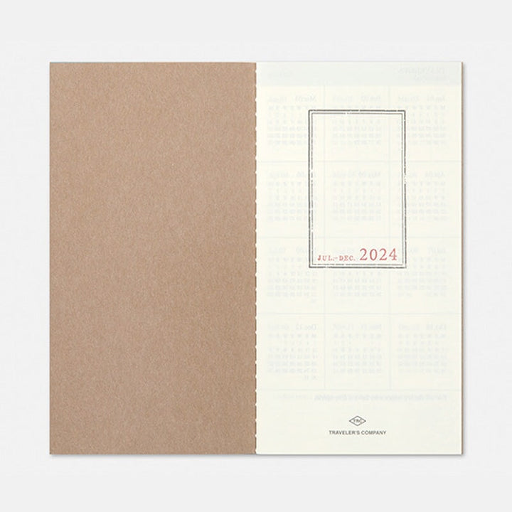 Traveler's Company 2024 Diary Weekly+Memo (Regular) Planners