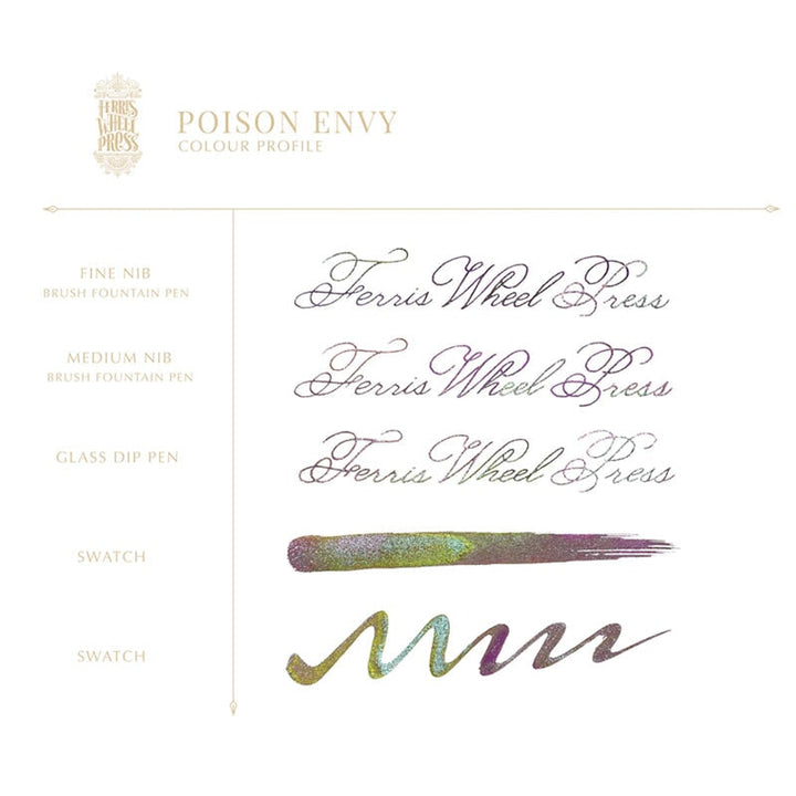 Ferris Wheel Press Once Upon a Time - Poison Envy - 2ml Ink Sample