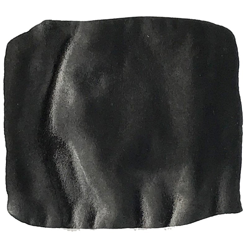 A simple black fabric tube top resembling a bandeau, symbolizing the Polar Black - 2ml ink's sleekness and stretchability, known for its UV and waterproof properties.