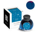 Colorverse Pulsar Pulse - 65ml fountain pen ink with a starry motif, deep blue shade, and reddish-purple sheen, featuring smooth flow and vibrant tone.