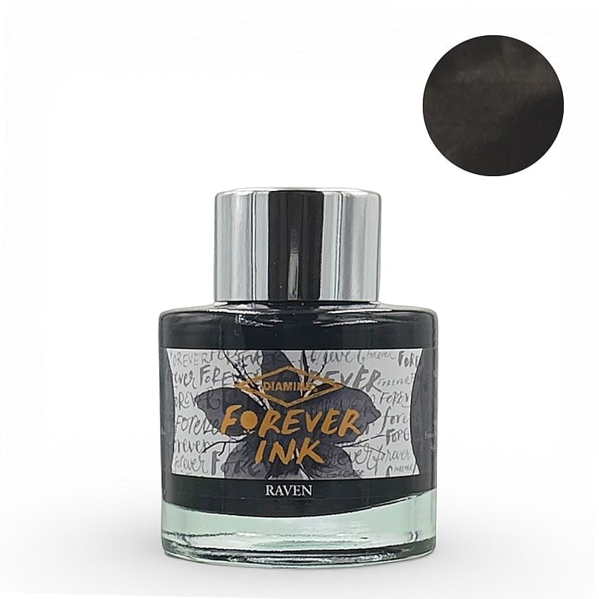 Diamine Raven (Forever Ink) - 50ml Bottled Ink