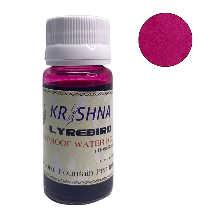 Krishna Inks Rose Red - 30ml Bottled Ink