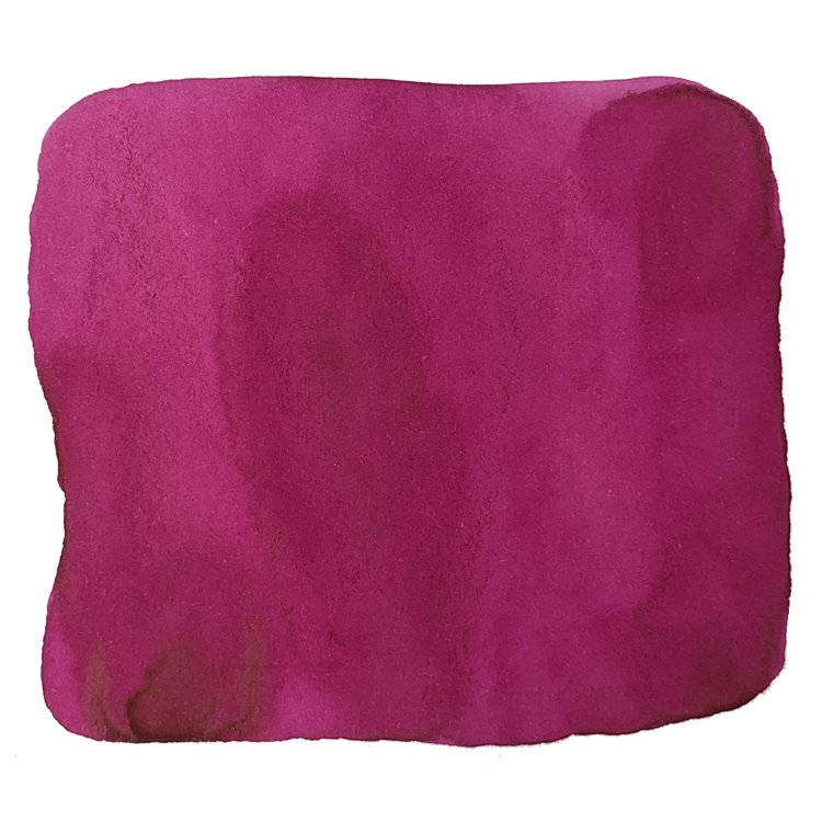 Bright magenta fabric square, symbolizing Krishna Inks' Rose Red - 30ml, part of the vibrant, waterproof Lyrebird series, crafted in Kerala, India.