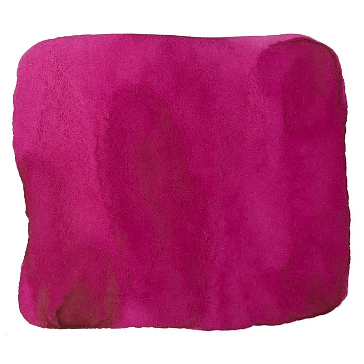 Bright magenta fabric square, symbolizing Krishna Inks&