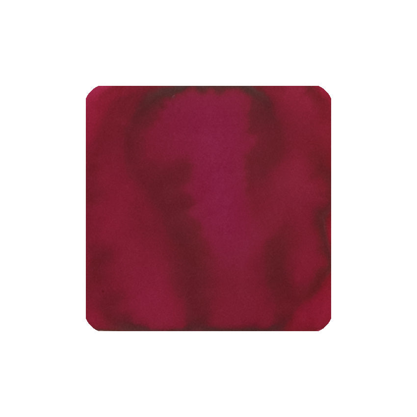 Ruby - 30ml Bottled Ink by Diamine, featuring a deep burgundy hue with a smooth texture, ideal for vintage fountain pens.