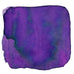 Watercolor swatch in deep purples with blue-green undertones, showcasing Sailor Ink Studio #150 - 20ml's dye-based, textured gradient and organic edges.