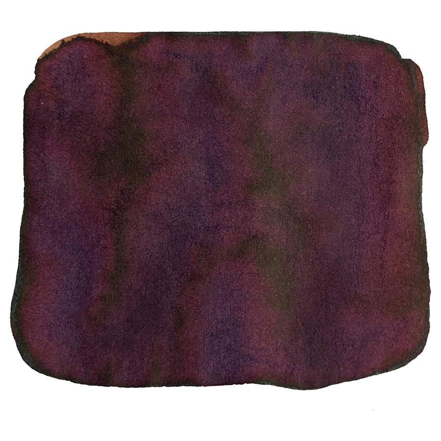 Ink Studio #673 - 20ml features an abstract watercolor blot in deep purplish-brown tones, showcasing Sailor's curated ink collection.