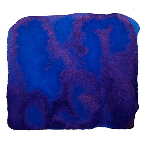 Ink Studio #741 - 2ml features a deep blue and purple abstract swatch, showcasing Sailor's curated color collection from customer-inspired suggestions.