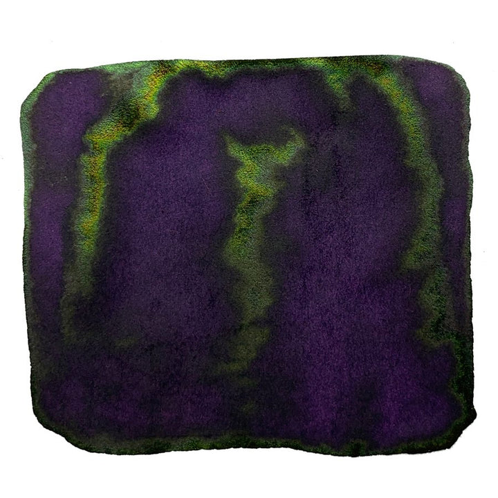 Ink Studio #752 - 2ml swatch, featuring deep purple ink with metallic green sheen accents, showcasing Sailor's curated dye-based color collection.