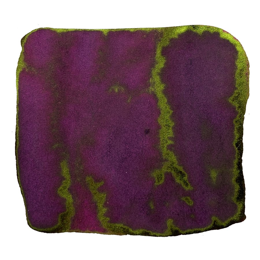 Ink Studio #931 - 2ml shows a vibrant purple ink swatch with metallic olive-green sheen, illustrating Sailor's expertly curated dye-based ink collection.