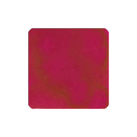 Scarlet - 30ml Bottled Fountain Pen Ink by Diamine, showcasing its mottled magenta hue, ideal for collectors and writing enthusiasts, available at Desk Bandit.