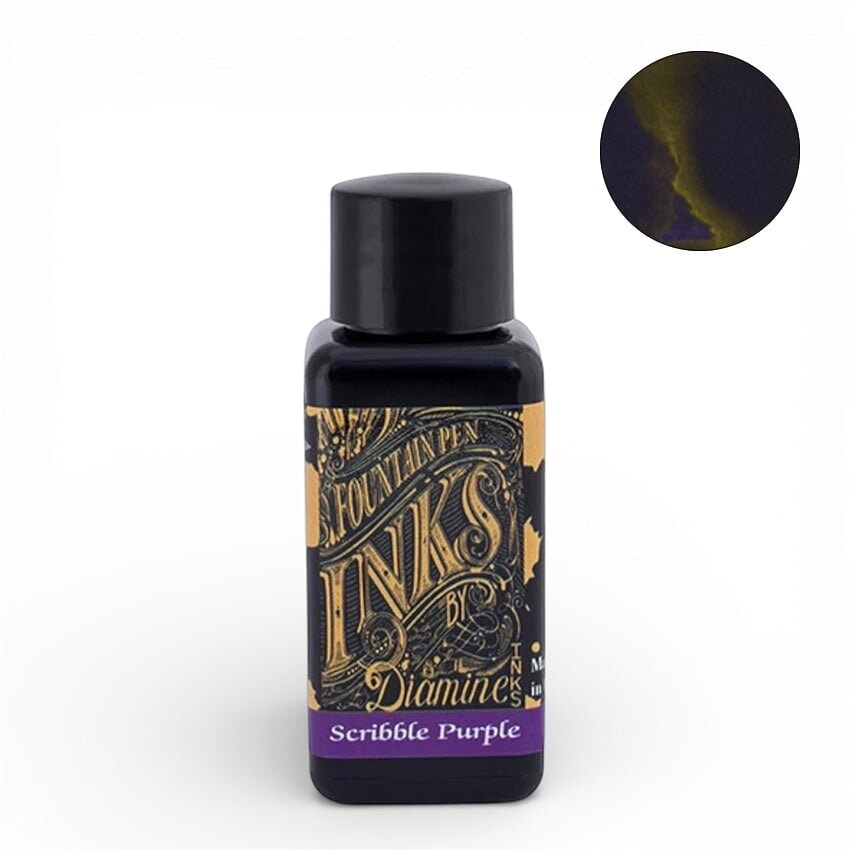 Diamine Scribble Purple - 2ml Ink Sample
