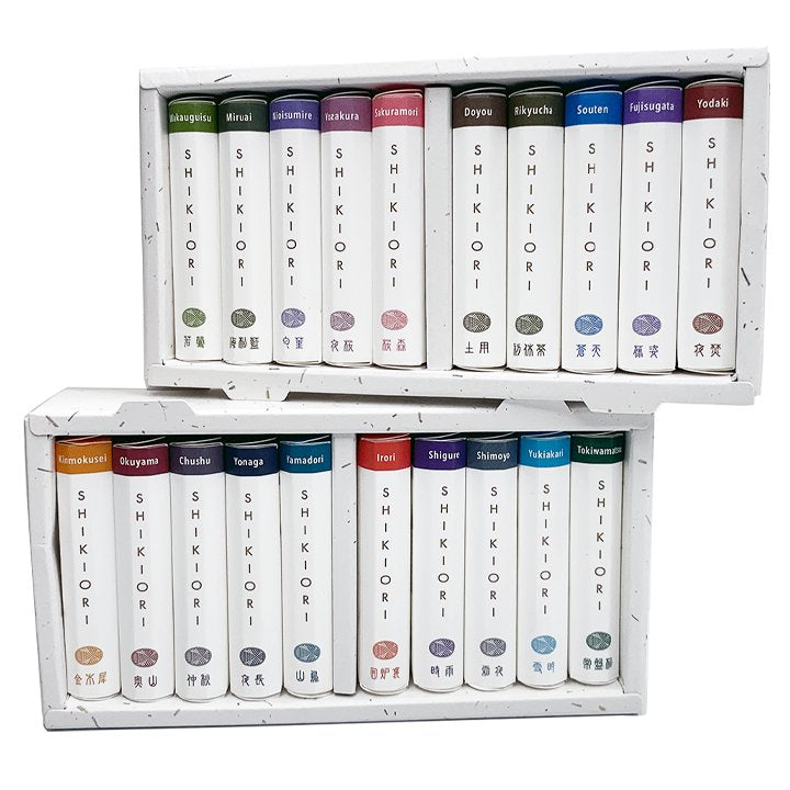 Sailor Shikiori Fountain Pen Ink Cartridges- 20 Colour Set Ink Cartridges