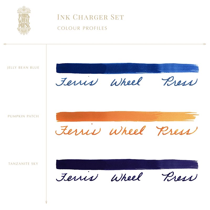 Ferris Wheel Press Ink Charger Set - Harvest Collection Bottled Ink